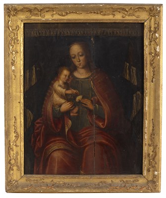 Lot 64 - 17th Century Flemish School/Madonna and...