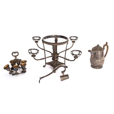 Lot 97 - A Sheffield plate epergne, circa 1820, with...