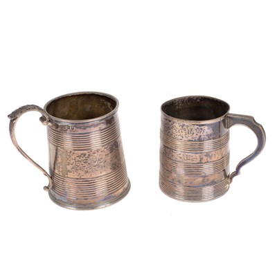Lot 238 - A George IV silver mug, William Eaton, London...