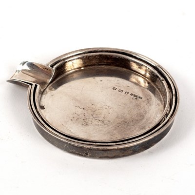 Lot 26 - A nest of three graduated silver ashtrays, FD...