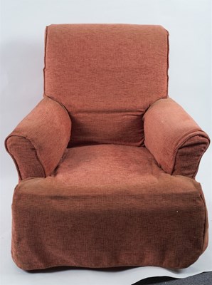 Lot 325 - An upholstered Howard style chair