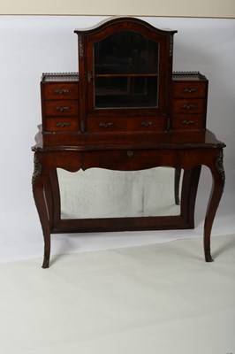 Lot 338 - A mid 19th Century mahogany gilt metal moulded...