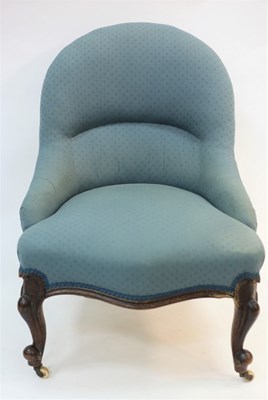 Lot 347 - A Victorian lady's chair, circa 1850, the...