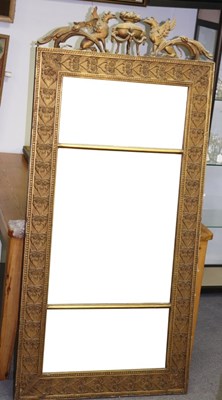 Lot 374 - A French 19th Century giltwood and gesso frame,...