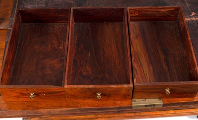 Lot 384 - An Anglo-Chinese rosewood bureau bookcase,...