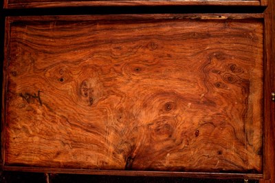 Lot 384 - An Anglo-Chinese rosewood bureau bookcase,...
