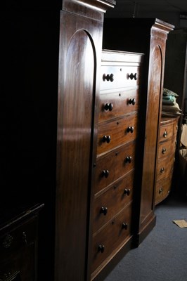 Lot 388 - A Victorian mahogany wardrobe, circa 1840, the...
