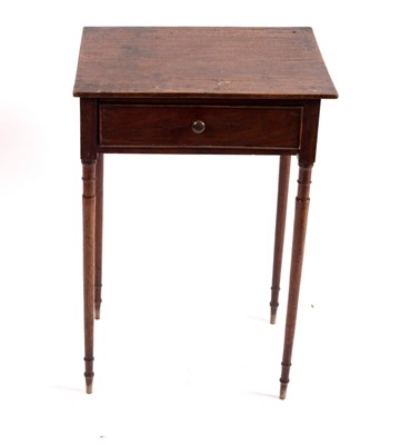 Lot 389 - A George III small mahogany table, circa 1800,...