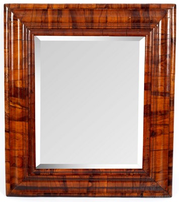 Lot 396 - A William and Mary walnut mirror, circa 1695,...