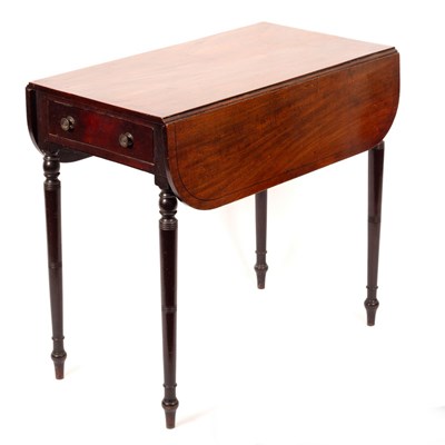 Lot 436 - A 19th Century mahogany Pembroke table on...