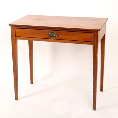 Lot 456 - A 19th Century mahogany side table, single...
