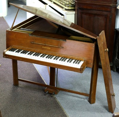 Lot 528 - A 5½ octave Claviano piano, serial number 55,...