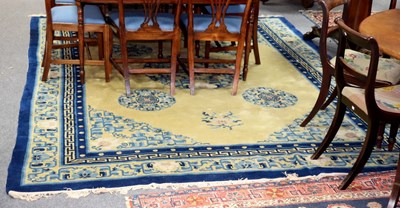 Lot 541 - A Chinese carpet the central mon to a camel...