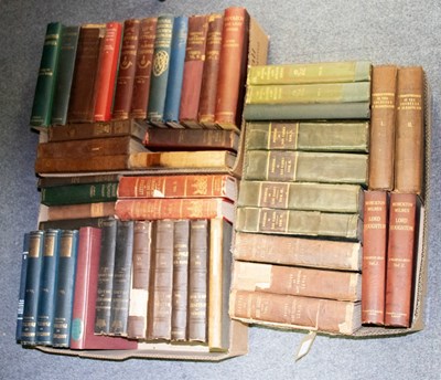 Lot 614 - Sundry leather bound books [3 boxes]