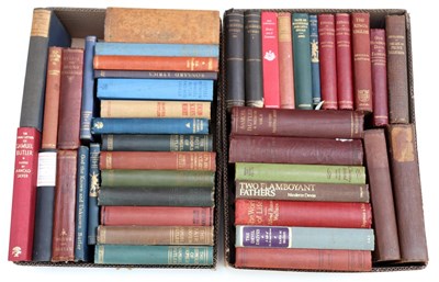 Lot 623 - Two boxes of books, approximately 43 volumes