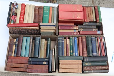 Lot 624 - Four boxes of books, approximately 80 volumes