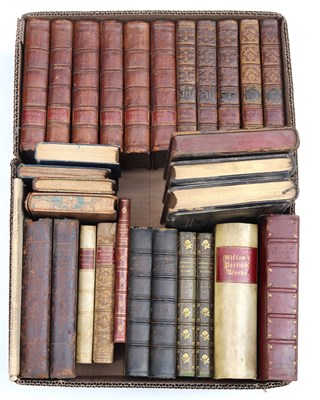 Lot 625 - 29 leather bound books to include Works of...