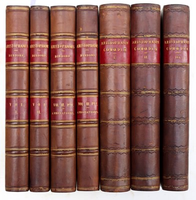 Lot 648 - Aristophanes Comoediae, 7 vols, 8vo., cont....