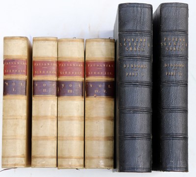 Lot 658 - Pausanius. Graeciae Descriptio, 4 vols, 8vo.,...