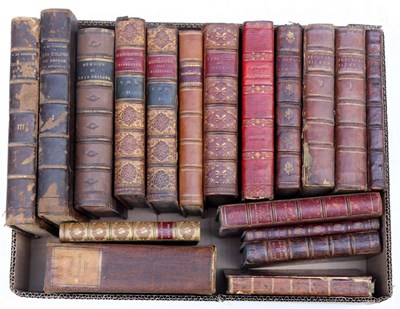 Lot 659 - Eighteen leather bound books, classics etc. [1...