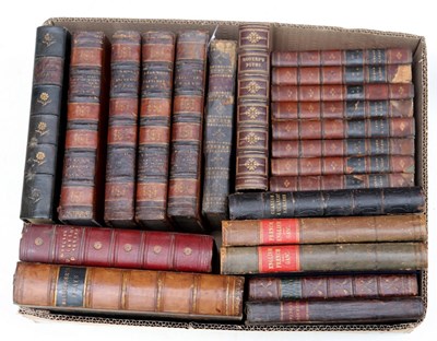 Lot 718 - 22 leather bound books