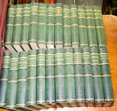 Lot 737 - Thackeray (W M) Works, 24 vols. 8vo., orig....