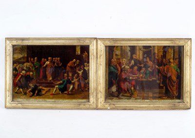 Lot 768 - After Raphael/The Death of Ananias/Elymas the...