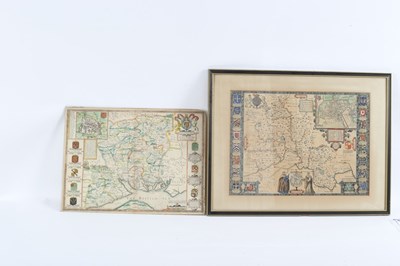 Lot 813 - John Speede/Oxfordshire/described with ye...