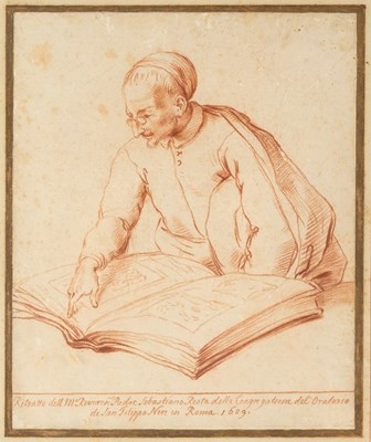Lot 837 - Follower of Carlo Maratta/Portrait of Padre...