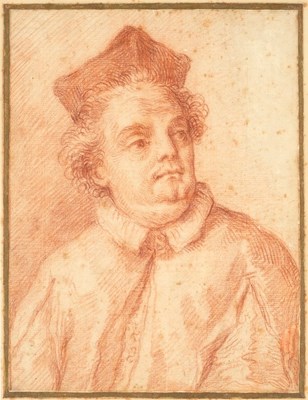 Lot 838 - Follower of Carlo Maratta/Portrait of a...
