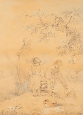 Lot 844 - George Morland (British 1763-1804)/Fetching...