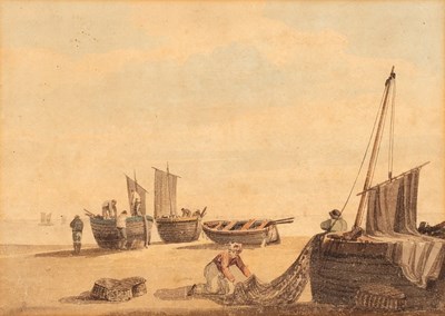 Lot 847 - Robert Dixon (British 1790-1815)/Mending the...