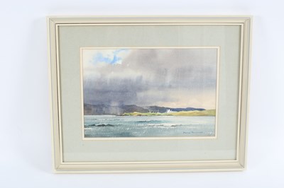 Lot 864 - Denis Pannett (British, born 1939)/Storm over...