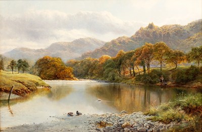 Lot 876 - Clive S Newcome (British 19th Century)/River...