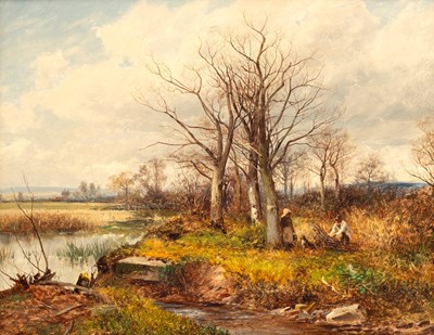Lot 877 - David Bates (British 1840-1921)/Faggot...