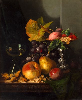 Lot 881 - Edward Ladell (British 1821-1886)/Still Life...