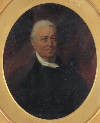 Lot 885 - Samuel Lane (British 1780-1859)/Portrait of Mr...