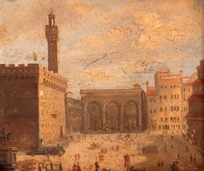 Lot 894 - English School, circa 1840/Piazza della...