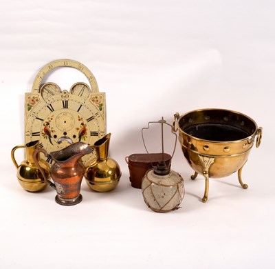 Lot 935 - A painted clock face, Sam Nixon, Newcastle, a...