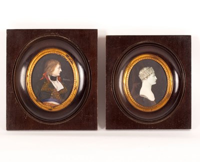 Lot 984 - Catulle, Napoleon in profile and Corbet in...
