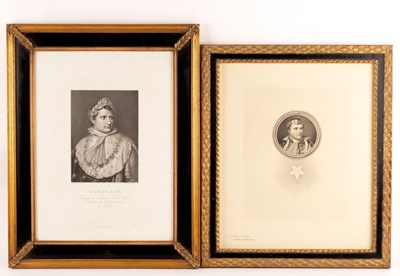 Lot 995 - After Giuseppe Longhi/Portrait of Napoleon,...