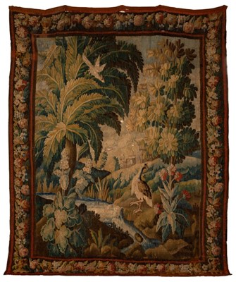 Lot 1020 - A late 17th/early 18th Century Flemish Verdure...