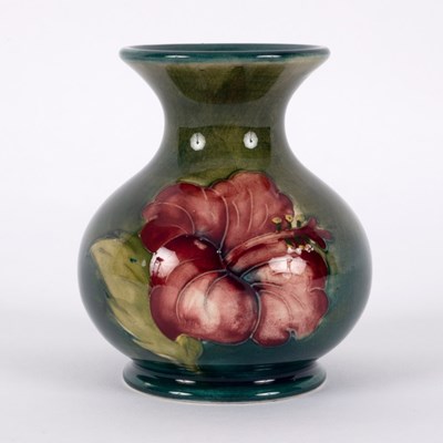 Lot 86 - William Moorcroft, a Hibiscus vase, of...