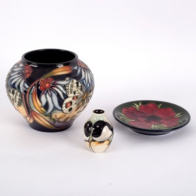 Lot 88 - Moorcroft Pottery, Apollo Butterfly vase by...