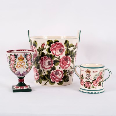 Lot 95 - Wemyss, a limited edition 1980 goblet by Royal...