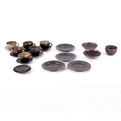 Lot 106 - Leach Pottery, a small quantity of standard...