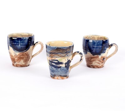 Lot 107 - Nigel Lambert (born 1962), a set of three mugs,...