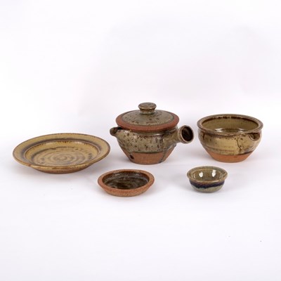 Lot 132 - Richard Batterham (born 1936), an earthenware...