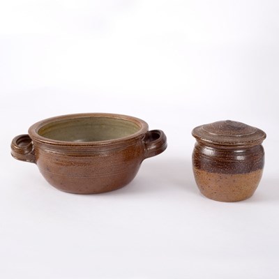 Lot 134 - Richard Batterham (born 1936), a stoneware...