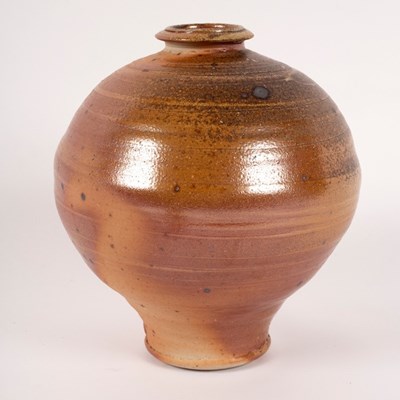 Lot 151 - Stephen Parry (born 1950), a woodfired bottle...